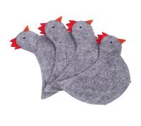 COLLBATH Decorazione A Forma Di Pulcino Di Pasqua 4 Adorabili Sacchetti in Tessuto Per La Caccia Di Pasqua Decorazioni Pasquali A Forma Di Pulcino