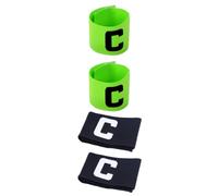COLLBATH Fasce da Capitano Riutilizzabili e Resistenti 4pezzi in Nylon per Calcio e Basket Accessorio Sportivo Essenziale per Attività di Squadra