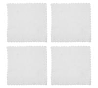 COLLBATH Fazzoletti di Cotone Chiari 4 Fogli Pieghevoli e Assorbenti per Pittura e Disegno a Mano Accessori Artigianali Quadrati dal Design Semplice alla Moda