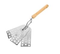 COLLBATH Flipper Per Friggere Barbecue Barbecue Versatile Spatola In Legno Per Formaggio Raschietto Cucina In Legno Hamburger E Fori Per Cucinare Girarrosto Piatto Per Hamburger