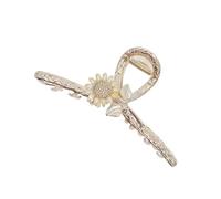 COLLBATH Forcine per Capelli Forma di Girasole Strass in Accessori per Capelli per Donna Comode da Usare Antiscivolo come Regalo di Compleanno