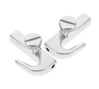 COLLBATH Ganci in Acciaio Inox per Appendere Quadri e Pantaloni Morsetti Regolabili in Filo per Supporto di Sospensione Artistica Set da 2 Pezzi per Casa Ufficio e Galleria