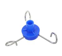 COLLBATH Gancio Per Supporto Per Flebo Verticale Rimovibile 3 Ganci Per Infusione, Accessorio Compatibile Per Pali Flebo Ospedalieri, Installazione Senza Attrezzi Per Uso Medico Professionale