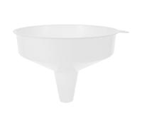 COLLBATH Imbuto Pieghevole in Plastica Bianca a Bocca Larga, Multiuso Superficie Liscia per Uso Domestico e All'aperto, Facile da Versare e Pulire