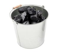 COLLBATH Inceneritore da Giardino in Metallo Portatile 25X20X22 CM Prese D’Aria Secchio per Cenere Resistente alle Intemperie Bruciatore Multifunzione per Carta e Foglie per Uso