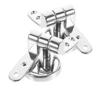 COLLBATH Kit Cerniere Sedile Wc in Lega di Zinco Regolabile con Viti Accessori Fissaggio Copriwater Resistente in Acciaio Inox e Abs Sostituzione Facile e Duratura per Tavoletta Wc