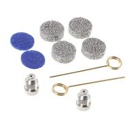 COLLBATH Kit Ugelli in Acciaio Inox per Idropulitrice con Schiumogeno Filtri Rete Sostitutivi e Punte Spray ad Alta Pressione Compatibile per Pulizia Auto e Uso Domestico