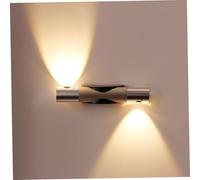 COLLBATH Lampada da Parete Interni Rotante Applique Contemporanea LED per Camera da Letto Soggiorno Corridoio Design Creativo e Materiale Resistente Luce Bianca Fredda