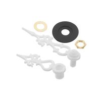 COLLBATH Lancette per Orologio a cucù Bianche Dado e Guarnizione, Set di Ricambi per Riparazione Quadrante, Accessori Pratici per Orologi da Parete da Soggiorno e Camera da Letto