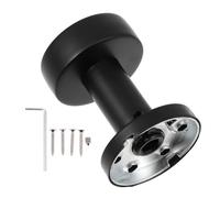 COLLBATH Maniglia Interna per Porte con Pomello Nero e Serratura Portatile Nascosta Serratura per Porta senza Chiave Adatta a Porte Interne Design Resistente e Superficie Liscia per Uso