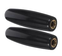 COLLBATH Maniglie per Rubinetti Birra in Plastica Nera Riutilizzabili 2 Pezzi per Kegerator Personale e Eventi Sicure e Resistenti