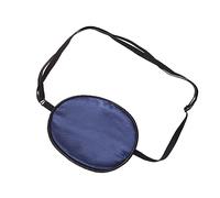 COLLBATH Maschera Occhio Regolabile per Ambliopia e Strabismo Copertura Singola Comfort Adulto Fascia Elastico Leggero per Allenamento Occhio Colore Blu