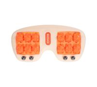 COLLBATH Massaggiatore per Piedi Manuale a Rullo in Plastica Arancione, Strumento Ergonomico per Massaggio AI Punti Trigger Plantari, Portatile per Sollievo e Recupero a Casa e in Viaggio