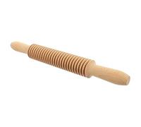 COLLBATH Mattarello Tagliapasta per Tortellini in Legno per Pasta e Dolci, Rullo da Cucina per Impasto Comfort Aumentato e Controllo Preciso