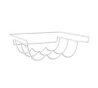 COLLBATH Mensola Sotto Frigorifero Portabottiglie Per Vino Organizer Inferiore in Ferro Per Bottiglie D'acqua Ripiano Sottostante Per Frigorifero Scaffale Portabottiglie