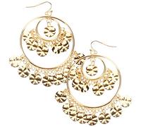 COLLBATH Orecchini Pendenti Per Donna in Lega Paillettes Grandi Orecchini Statement Non Sbiadiscono Adatti Per Danza Del Ventre E Occasioni Speciali