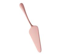 COLLBATH Paletta per Torta in Acciaio Inossidabile con Lame Seghettate Spatola da Forno Rosa Oro per Taglio Pizza e Crema Design Ergonomico Facile da Strumento Professionale per Dolci e
