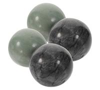 COLLBATH Palline di Marmo Rotonde Esercizio Manuale e Pressioni Punti di Agopuntura per Massaggio Mani Set da 2 per Massaggi e Terapie Fisiche