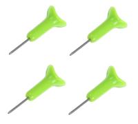 COLLBATH Penna Per Scrittura in Acciaio Inossidabile Da 4 Pezzi Per La Formazione Dei Non Vedenti Strumento Di Scrittura in Plastica Per Uso Domestico