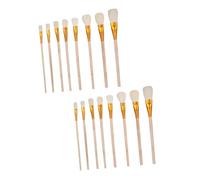 COLLBATH Pennelli per Impollinazione 16Pezzi per Piante Grasse e Fiorite con Setole in Lana di Pecora e Design Portatile per Giardino Interno