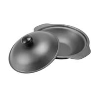 COLLBATH Pentola in Ghisa Smaltata con Casseruola Piccola per al Pollo Brasato Riscaldamento Rapido ed Efficiente Risparmio Energetico Uniforme del Calore