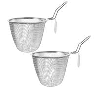 COLLBATH per tagliatelle 2 pz colino da cucina per pentole calde colino in acciaio inox colino per alimenti bollente colino