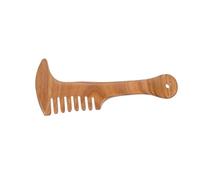COLLBATH Pettine Massaggiante Multifunzionale in Legno Di Sandalo Naturale Per Chioma Piccolo E Leggero Anziani Amici E Familiari