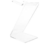 COLLBATH Porta Asciugacapelli Tavolo in Acrilico Trasparente Organizer Compatto e Leggero per Bagno Casa e Supporto Portatile per Phon e Strumenti Styling