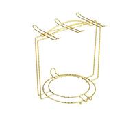 COLLBATH Porta Tazze Caffè Acciaio Inox Posti Organizer Cucina e Mensola da Banco Supporto Verticale per Tazzine e Piatti Organizer Multifunzionale per Spazi Ridotti