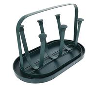 COLLBATH Portabicchieri Creativo con Vassoio Porta Tazze da Tavolo per Asciugatura Bottiglie Organizer Ventilato e Drenante per Cucina Supporto Salvaspazio per Bicchieri e Tazze