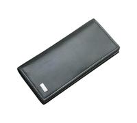 COLLBATH Portafoglio Lungo Uomo Pelle Pu Design Semplice Capacità Slot Carte Di Credito Quattro Scomparti Banconote Assegni Documenti Identità