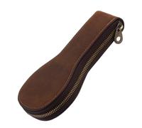 COLLBATH Portaorologio da Viaggio in Pelle di Mucca Vintage Resistente e Pieghevole, Custodia Compatta per Orologi da Polso, per Riporre a Casa in Viaggio