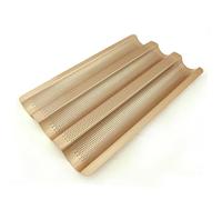 COLLBATH portapane Panne pagnotte muffa vassoio Bakeware cremagliera stampo per pane per la cottura teglia teglia per baguette stampo per la cottura del pane D'oro
