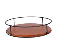 COLLBATH Portaspezie Rotante in Base Antiscivolo Organizer Girevole per Cucina e Bagno Supporto Compatto per Condimenti e Spezie