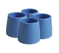 COLLBATH Punte Di Sicurezza Per Bastoni Per Stampelle 4 Pezzi - Protezioni Per Bastoni Da Trekking Punte in Gomma Per Bastoni Da Passeggio Colorate Per Una Mobilità Sicura