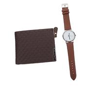 COLLBATH Regalo Uomo Portafoglio e Orologio Kit Uomo Orologio e Portafoglio Set Regalo