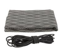 COLLBATH Ricambio Canvas Nero per Sedia Sdraio da Esterno, Accessorio Resistente Anti-invecchiamento Supporto Duraturo per Giardino e Campeggio
