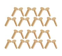 COLLBATH Rivetti di Bloccaggio per Manico Coltello Rame Oro, 20 Paia | Chiusura Incastro, per Riparazione Banco e Lavorazioni Fai da Te, per Manici e Utensili