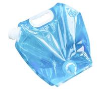 COLLBATH Sacca D’Acqua Pieghevole in Pet Pa PE 5l per Campeggio | Trasparente Rubinetto, Portatile per Viaggi su Strada, Consente di Monitorare Livello Dell’acqua