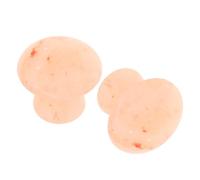 COLLBATH Sapone esfoliante corpo in sale rosa, 2 pezzi a forma di fungo, ideale per massaggi rilassanti e cura della pelle sotto la doccia