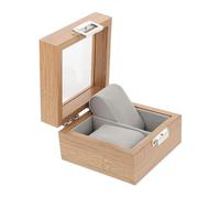 COLLBATH Scatola Porta Orologi Legno Elegante Per Orologi Design Chic Per Casa e Viaggi Organizzatore Di Gioielli Protettivo Scatola Per Esposizione Antipolvere