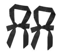 COLLBATH Sciarpa in Raso Nera Per Donna Fascia A Nastro Cintura Da Collo in Seta Lussuosa Occasioni Speciali