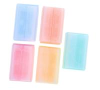 COLLBATH Set 5 Pezzi Spugna Sensoriale per Bagno Bimbo, Spazzola per Chioma in Pp Morbida e Delicata, per Attività Tattili Precoci e Routine Bagno Ragazzo Ragazza Colore Casuale