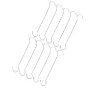 COLLBATH Set da 10 Ganci a S Grandi in Acciaio Resistente per Impieghi Gravosi Ganci per Appendere Piante Fioriere e Mangiatoie per Uccelli Accessori per Giardino Terrazza e Interni