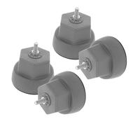 COLLBATH Set Da 4 Piedini Antiscivolo e Antivibranti Per Lavatrice a Tamburo, Cuscinetti Stabilizzatori Assorbimento Urti e Supporto Rastrelliera, Accessori Per Stabilizzare Lavatrice e Asciugatrice