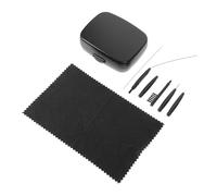 COLLBATH Set Strumenti Per Pulizia Apparecchi Acustici 8 Pezzi Spazzola Magnetica e Detergente, Kit Compatto Portatile Per Manutenzione Auricolari Uso Domestico