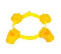 COLLBATH Set Supporto per Alberi Cinghie Autobloccanti e Anelli di Fissaggio in PP Tazze di Protezione Antivento per Alberi Grandi Kit Fissaggio per Giardinaggio e Paesaggistica