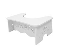 COLLBATH Sgabello Per Wc Sedia Da Bagno in Pvc Resistente Sgabello Da Vasino Casa Facile Da Usare