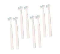 COLLBATH Spazzolino Da Denti Per Animali Domestici 8 Pezzi Spazzolini Per Cani Gatti in Plastica E Nylon Doppia Testina Comodo Da Usare