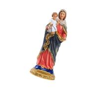 COLLBATH Statua Resina Decorativa Religiosa per Interni e Esterni Statuetta Sacra Duratura per Scrivania Mensola e Oggetto Decorativo Casa Cristiana